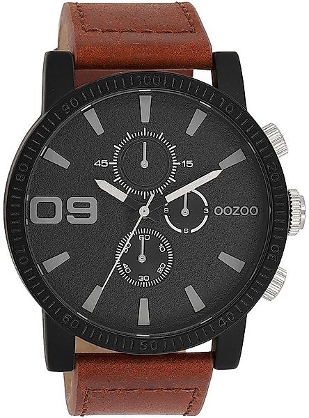 OOZOO Quarzuhr C11211, Armbanduhr, Herrenuhr, Lederarmband, günstig online kaufen