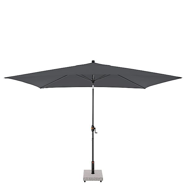 Doppler Marktschirm MyZone 200 cm x 300 cm Anthrazit mit Kurbelmechanik günstig online kaufen