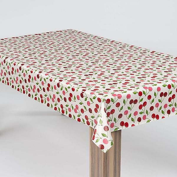 laro Tischdecke laro Wachstuch-Tischdecke Wachstischdecke Kirsche günstig online kaufen