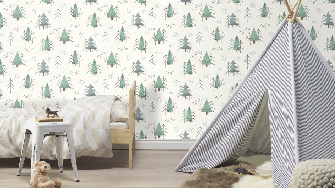 Rasch Kindertapete, glatt, uni, (1 St) günstig online kaufen