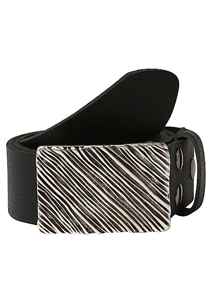 Rettungsring Gürtel Ledergürtel »Wasserbüffel Schwarz«, mit günstig online kaufen