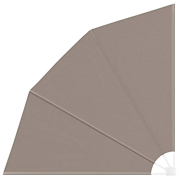 vidaXL Balkon Sichtschutz Taupe 210 x 210 cm Polyester 42000936 günstig online kaufen