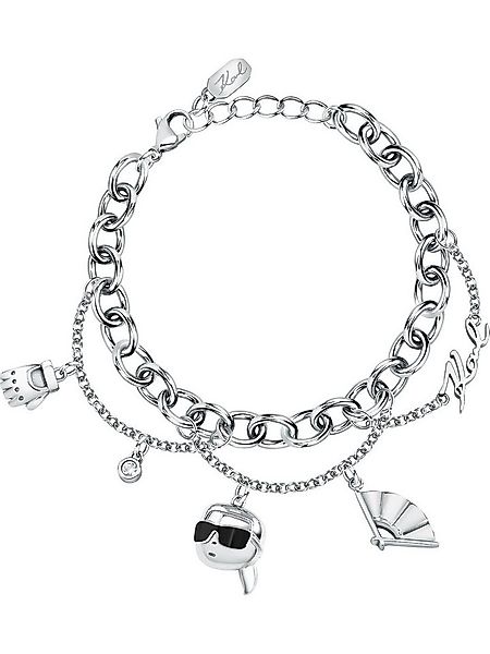 KARL LAGERFELD Armband Karl Lagerfeld Damen-Armband Edelstahl 1 Kristall günstig online kaufen