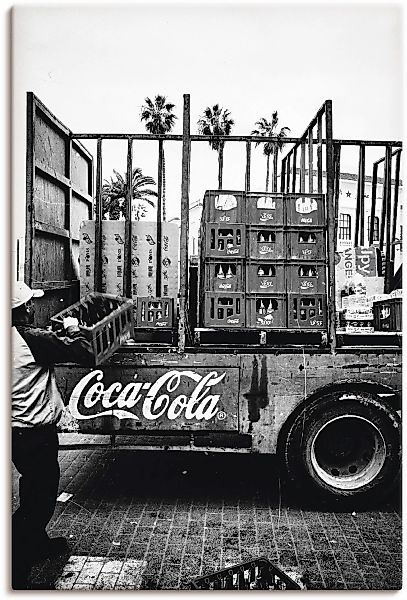 Artland Wandbild "CocaCola-LKW in El Jadida - Marokko" Auto 1 Stk. tlg. als günstig online kaufen