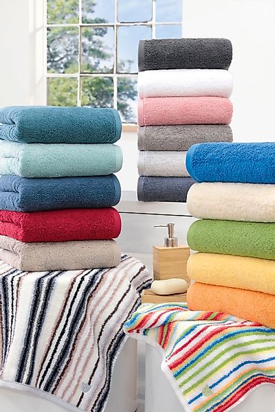 ROSS Duschtuch "Vita" Bestickung ROSS-Emblem günstig online kaufen