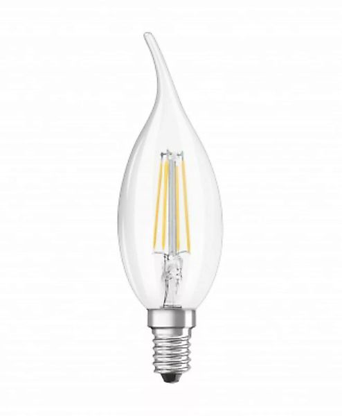 OSRAM LED STAR CLASSIC BA 40 BLI Warmweiß Filament Klar Windstoß E14 Kerze günstig online kaufen
