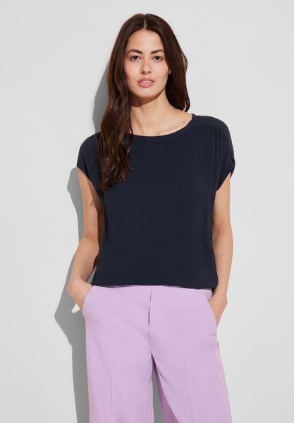 STREET ONE T-Shirt mit U-Boot-Ausschnitt günstig online kaufen