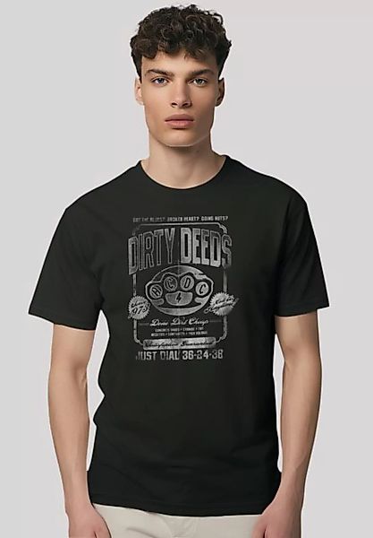 F4NT4STIC T-Shirt AC/DC Dirty Deeds Done Cheap Just Dial Premium Qualität günstig online kaufen