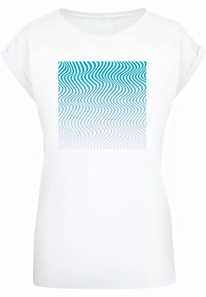 Merchcode T-Shirt Merchcode Damen Ladies Summer - Wavy Pattern T-Shirt (1-t günstig online kaufen