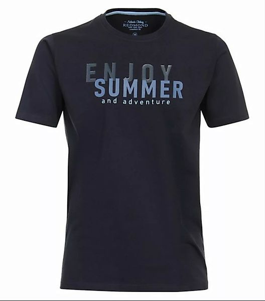 Redmond T-Shirt T-SHIRT ROUND NECK MIT PRINT 1 18 BLAU günstig online kaufen