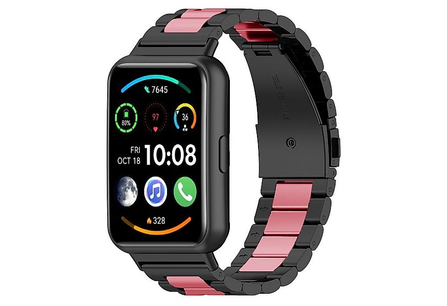 Wigento Smartwatch-Armband Für Huawei Watch Fit 4 / 4 Pro / 3 Three Bead Ed günstig online kaufen