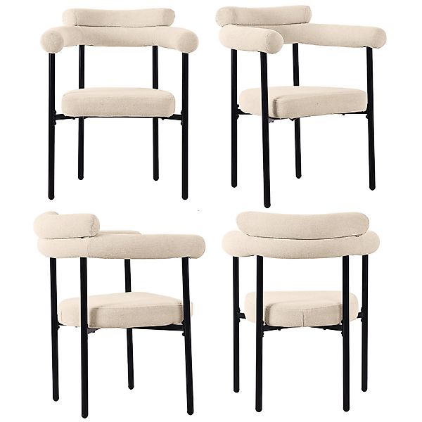 HAUSS SPOLE Esszimmerstuhl 4er Set bequeme günstig online kaufen