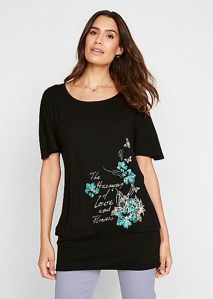 bonprix T-Shirt Shirt mit U-Boot Ausschnitt, Halbarm günstig online kaufen