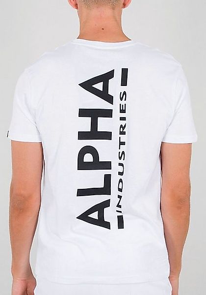 Alpha  T-Shirt Backprint T - white günstig online kaufen