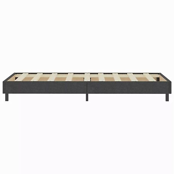 furnicato Bettgestell Boxspring-Grau Stoff 80x200 cm (1-tlg) günstig online kaufen