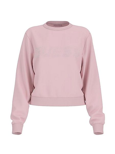 Guess Sweatshirt - Sweatshirt mit GUESS Glitzerlogo - SILVY LOGO RHINESTONE günstig online kaufen