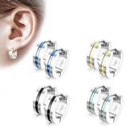 Order & Smile Schmuck Klappcreolen Männer günstig online kaufen