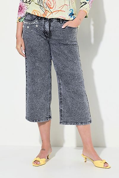 MIAMODA Regular-fit-Jeans Jeans-Culotte Wide Legs 5-Pocket günstig online kaufen