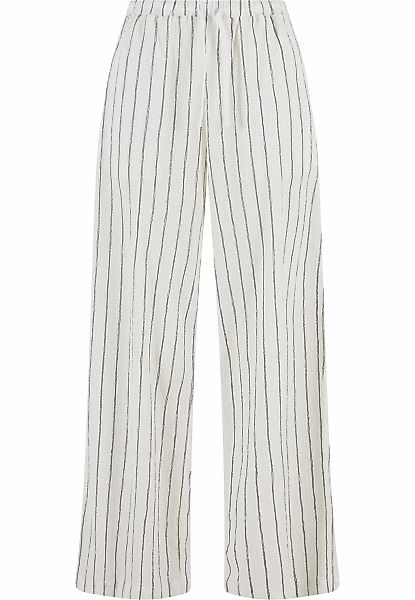 URBAN CLASSICS Stoffhose "Urban Classics Ladies Structured Striped Relaxed günstig online kaufen