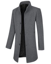 Allthemen Wollmantel Herren verdickter Wintermantel Slim günstig online kaufen