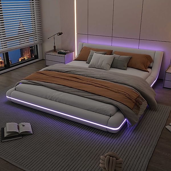 BlingBin Polsterbett Bodenbett (1-tlg., mit LED-Umgebungsbeleuchtung, günstig online kaufen