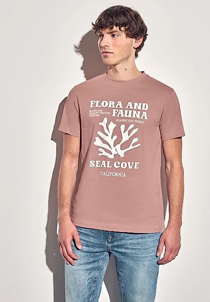 STREET ONE MEN T-Shirt, mit Rundhalsausschnitt günstig online kaufen