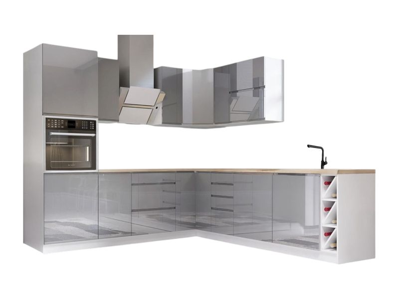 ROYAL24_MARKT Winkelküche K67-G250 L - Aspen günstig online kaufen