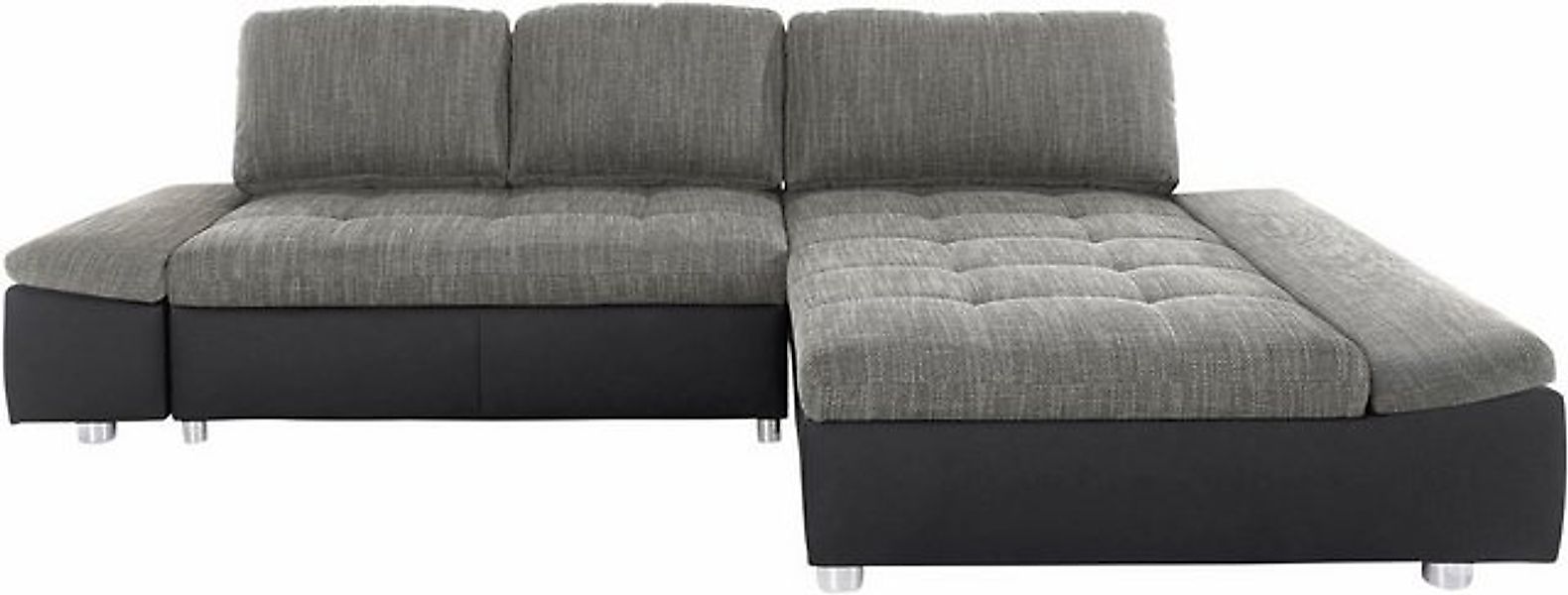 sit&more Ecksofa "Bergamo L-Form", wahlweise mit Bettfunktion, Bettkasten u günstig online kaufen