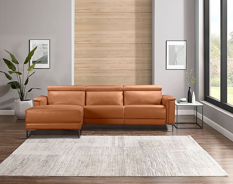 Places of Style Ecksofa Lund, mit man. o. elektr. Relaxfunktion und USB/ Ko günstig online kaufen
