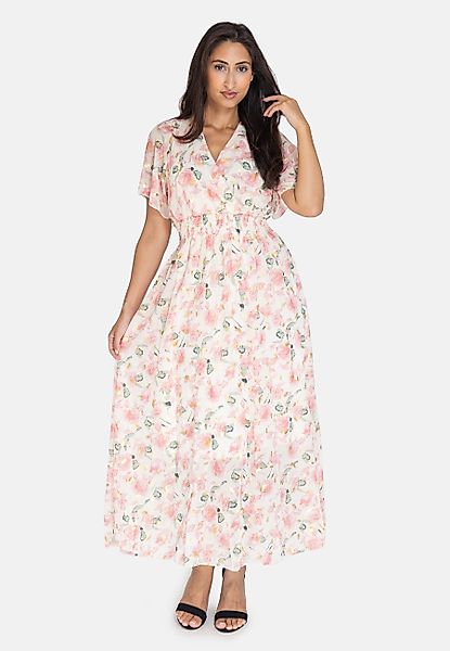 Elara Sommerkleid Elara Damen Sommerblumenkleid (1-tlg) günstig online kaufen