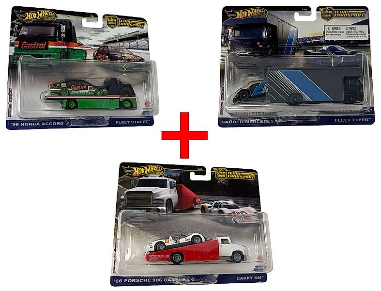 Hot Wheels Spielzeug-Auto 3er-Set Hot Wheels Premium Car Culture Team Trans günstig online kaufen