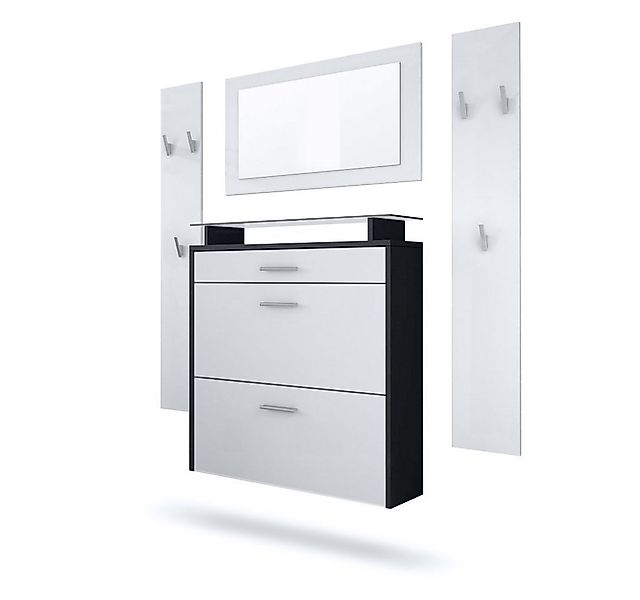 Vladon Garderoben-Set Malea, (Garderobenset bestehend aus 1 Hängeschuhschra günstig online kaufen