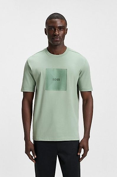 BOSS GREEN T-Shirt Tee Logo Rib mit großem Aufdruck günstig online kaufen