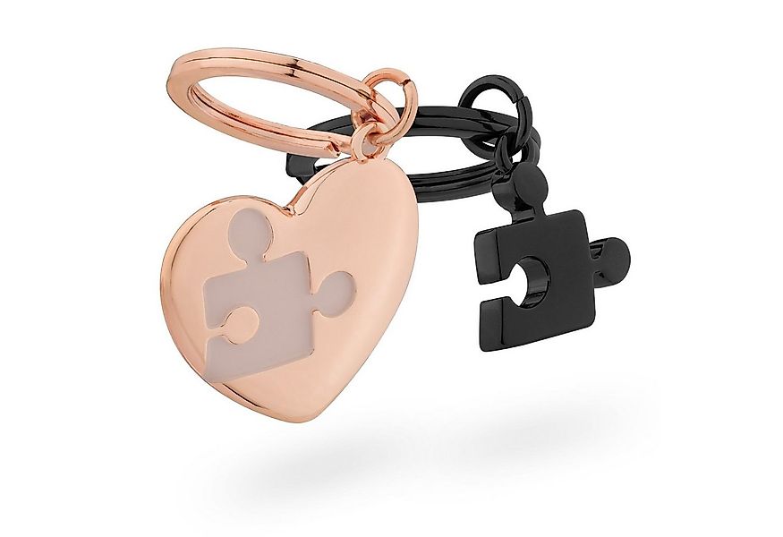 Navaris Schlüsseltasche Hochwertiger Liebespuzzle-Schlüsselanhänger aus Zin günstig online kaufen