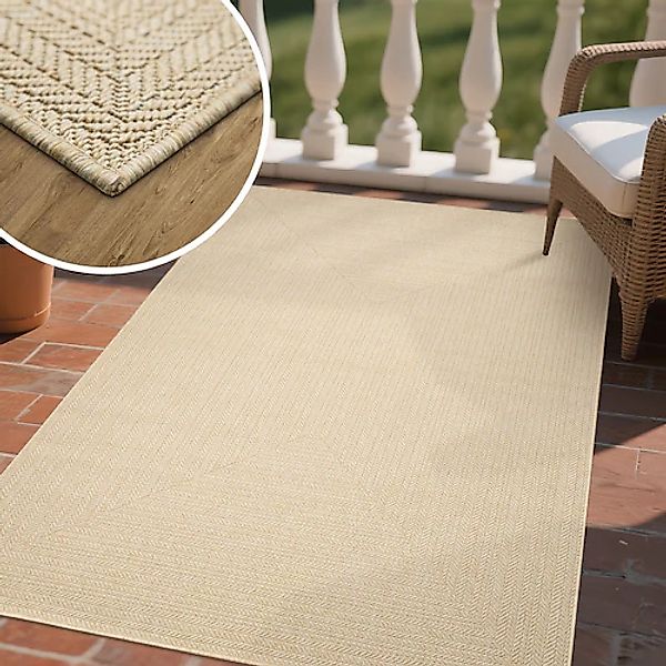 OTTO home Teppich »Aliv«, rechteckig, 3 mm Höhe, In-und Outdoorgeegnet, Sis günstig online kaufen