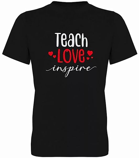 G-graphics T-Shirt Teach love inspire Herren T-Shirt, mit trendigem Frontpr günstig online kaufen