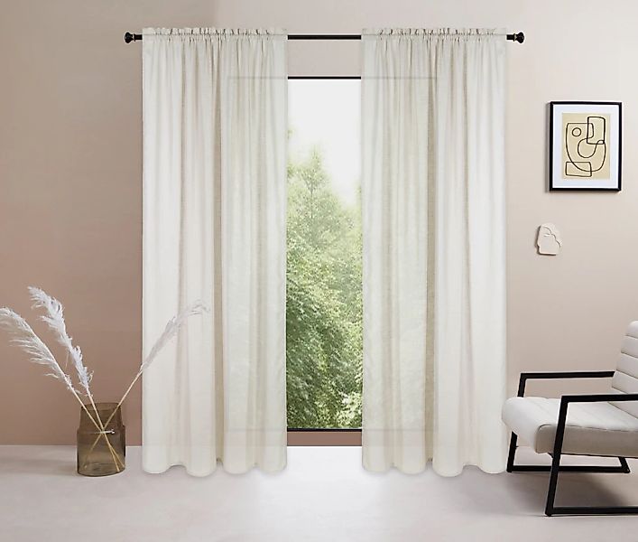 LeGer Home by Lena Gercke Gardine "Marusha" Stangendurchzug 1 Stk. tlg. Lei günstig online kaufen