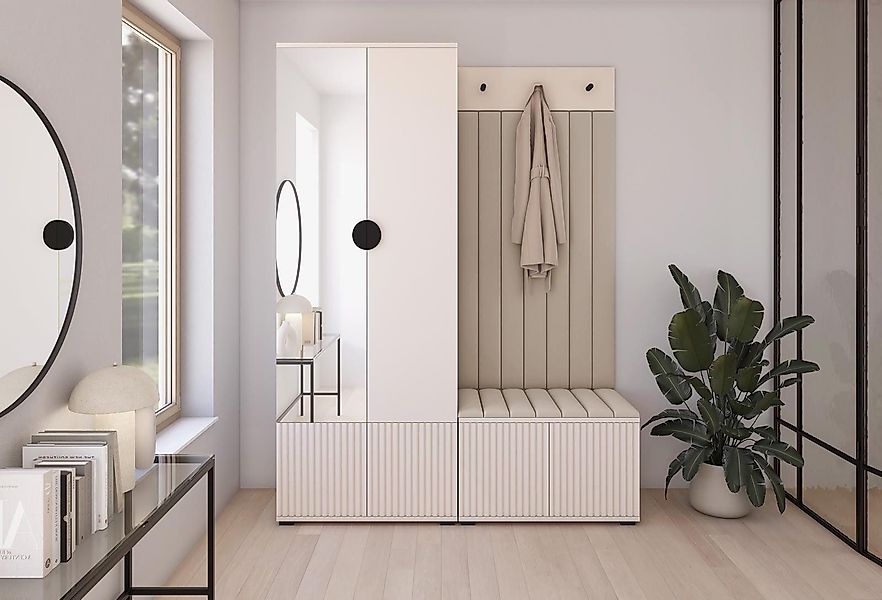 Compleo Garderoben-Set mit Sitbank, 2 Türen, günstig online kaufen