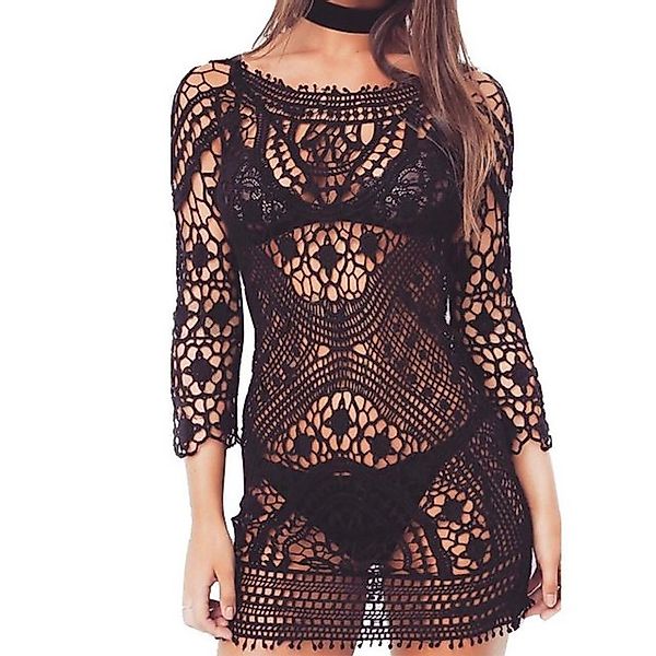 RWEUOQ Strandkleid Bikini-Cover-ups, locker sitzende Strandbekleidung für F günstig online kaufen