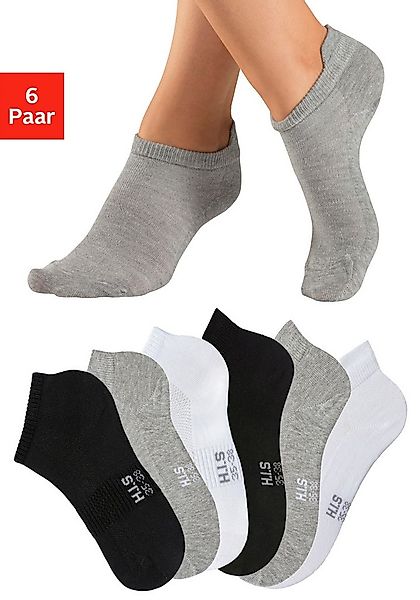 H.I.S Sportsocken (Packung, 6-Paar) Kurzsocken und Sneakersocken in einem P günstig online kaufen