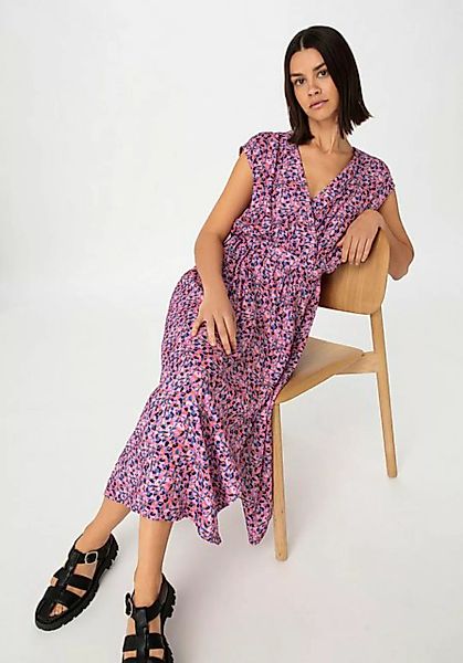 Hessnatur A-Linien-Kleid Regular aus reiner LENZING™ ECOVERO™ Viskose (1-tl günstig online kaufen