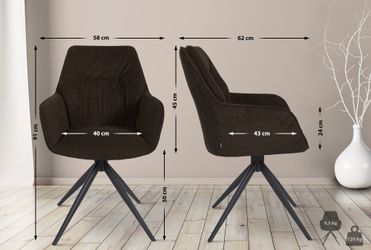 CLP Esszimmerstuhl Jules, schwenkbarer Polster-Stuhl Mit günstig online kaufen