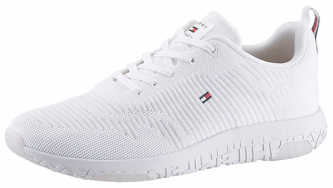 Tommy Hilfiger Sneaker "CORPORATE KNIT RIB RUNNER", Freizeitschuh, Halbschu günstig online kaufen