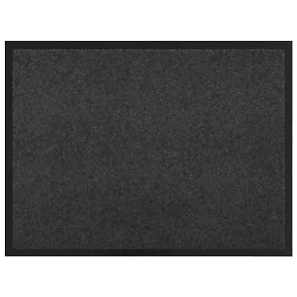 vidaXL Fußmatte Anthrazit 80 x 60 x 1,2 cm Teddystoff 42013435 günstig online kaufen