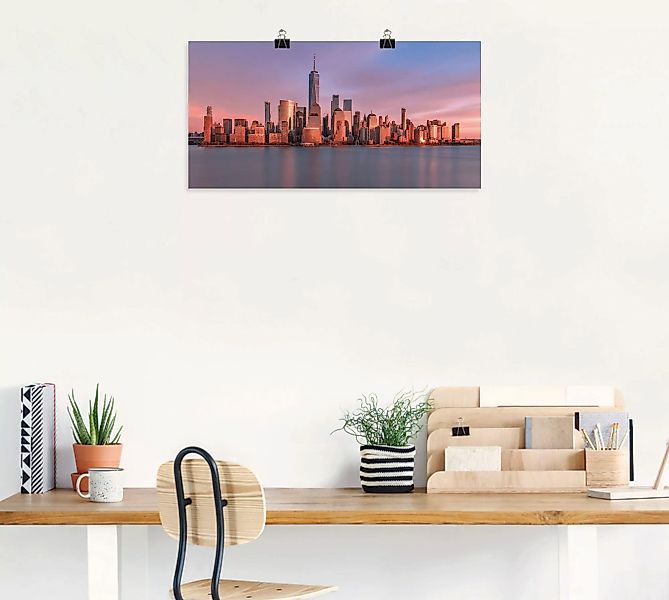 Artland Wandbild "New York City", New York, (1 St.), als Leinwandbild, Post günstig online kaufen