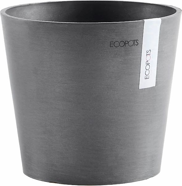 ECOPOTS Blumentopf "AMSTERDAM Mini Grey", BxTxH: 17x17x14,9 cm günstig online kaufen