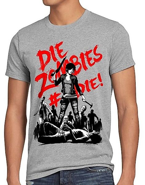 style3 T-Shirt Zombie the walking dead horror daryl dixon halloween shotgun günstig online kaufen