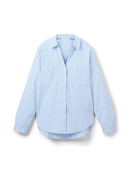 TOM TAILOR Langarmbluse (1-tlg) Falten günstig online kaufen