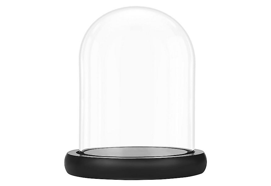 Belle Vous Dekovase Glasglocke mit Tablett - Dekorative Glocke aus Glas - 1 günstig online kaufen