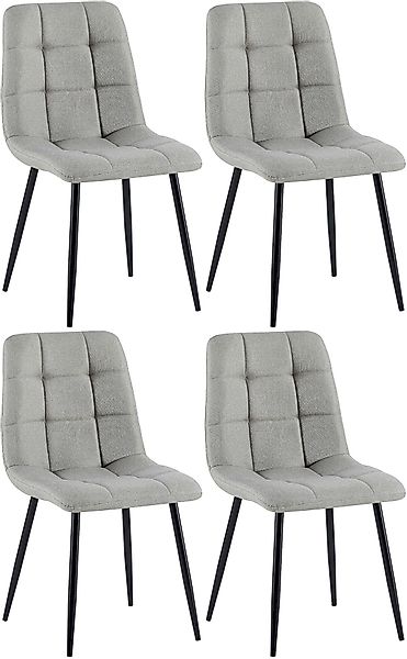 CLP Esszimmerstuhl Antibes Stoff (4er Set), günstig online kaufen
